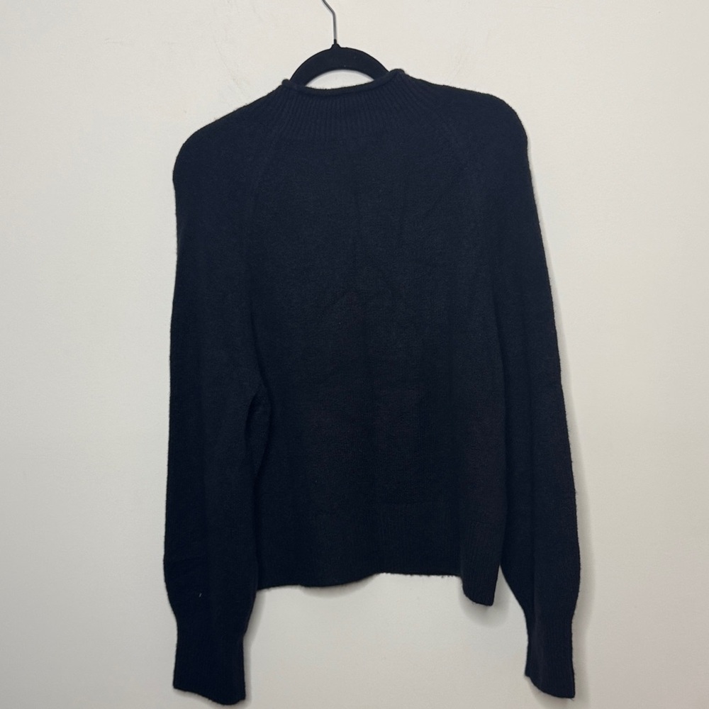 J. Crew Classic Black Turtleneck Sweater - Picture 3 of 3